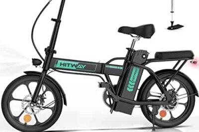 HITWAY Bicicleta Electrica Ebike Bicicletas Urbanas Plegables Bateria 84Ah Motor