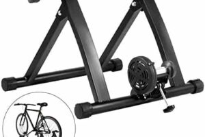 Tecmaqui Bike Rollers 330LBS Indoor Bike Trainer 750W Resistencia